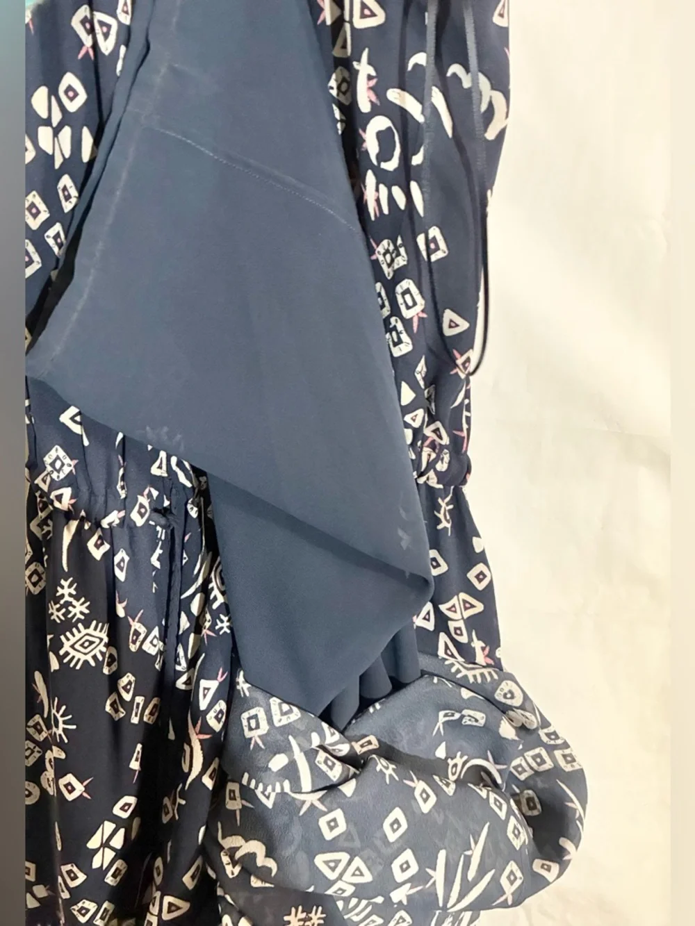 Tory Burch Ethnic Jumpsuit Sz XS Pockets Adjust Straps 1Pc whymsy Fairycore
